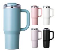 Homealexa Bouteille Isotherme 900ml en Acier Inoxydable 304, Isolation Thermique à Double Paroi, Bouteille Isotherme pour Maison, Bureau, Voyage et Sport