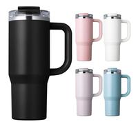 Homealexa Bouteille Isotherme 900ml en Acier Inoxydable 304, Isolation Thermique à Double Paroi, Bouteille Isotherme pour Maison, Bureau, Voyage et Sport