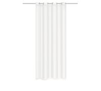 HOMEbasics Dolly 53300 Rideau à œillets Transparent avec 8 œillets en métal Simple et Beau Blanc 225 x 140 cm
