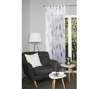 HOMEbasics Rideau en Voile imprimé « Paolo » - Idéal pour Les pièces à Vivre élégantes - Montage Facile