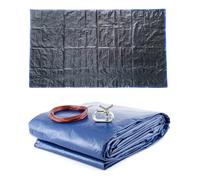 HomeBee® Bâche de piscine d'hiver, 2 en 1, en polyéthylène de 200 g/m², résistante aux UV, pour l'été et l'hiver, couverture d'été, 460 x 260 cm