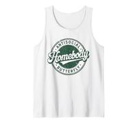 Homebody Antisocial Papillon Vintage Antisocial Introverti Débardeur