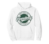 Homebody Antisocial Papillon Vintage Antisocial Introverti Sweat à Capuche