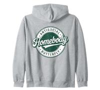Homebody Antisocial Papillon Vintage Antisocial Introverti Sweat à Capuche