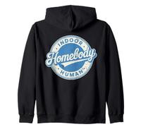 Homebody Indoor Humain Vintage Antisocial Introverti Sweat à Capuche