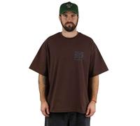 Homeboy Old School Tee T-Shirt Unisexe Décontracté Skate Loisirs Logo Marron