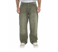 Homeboy Unisexe x-tra Baggy Dye Denim Panatalon Washed Green 33 L32