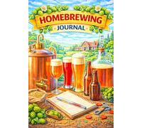 Homebrewing Journal: Batch Log Book for Recording Brew Days, Ingredients, Fermentation Notes, and Tasting Observations