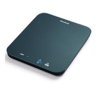 Homebuds Balance de Cuisine, Balance Cuisine Numérique de 15kg, Poids en Grammes et Onces en 1g/0,1oz de Précision Pour la Pâtisserie et la Cuisine, écran LED, 3*AAA Incluses, Verre Trempé, Bleu