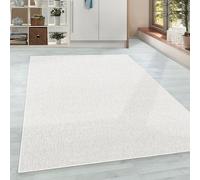 HomebyHome Grand Tapis Salon Moderne Tapis Chambre Tapis Crème 280x370 cm - Tapis Poil Court Salle de Séjour Unicolore Concevoir Doux et Moelleux - Tapis Cuisine Enfant Moquette à Poils Ras