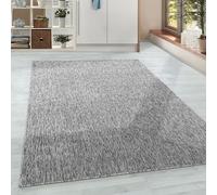 HomebyHome Grand Tapis Salon Moderne Tapis Chambre Tapis Gris Clair 280x370 cm - Tapis Poil Court Salle de Séjour Unicolore Concevoir Doux et Moelleux - Tapis Cuisine Enfant Moquette à Poils Ras