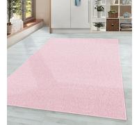 Homebyhome Grand Tapis Salon Moderne Tapis Chambre Tapis Rose 240x340 cm - Tapis Poil Court Salle de Séjour Unicolore Concevoir Doux et Moelleux Tapis Cuisine Enfant Moquette Rectangulaire à Poils Ras