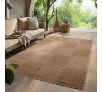 Homebyhome Tapis d'Extérieur Résistant aux Intempéries 120 x 170 cm Beige - intérieur Résistant aux UV, Imperméable, Robuste et Naturel en Jute - Idéal pour Balcon, Terrasse, Jardin, Cuisine, et Salon
