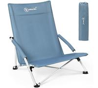 Homecall Fauteuil de plage pliable (Bleu)