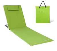 Homecall Matelas de plage rembourré à séchage rapide, format XXL (Vert)