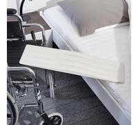 Homecare Innovation - Planche de transfert en polypropylène 84,5 cm - Droit - Jusqu'à 100 kg - Blanc - Avec surface antidérapante | Poussoir patient pour le transfert de patients ou de handica