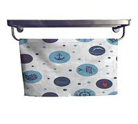 homecoco Serviette de Toilette pour Mariage avec Fond Abstrait 20 x 60 cm W 12" x L 35.5" Color04