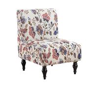HOMECOVER Housses De Chaise sans Accoudoirs Extensible 1 pièce | Imprimé Housse De Fauteuil Pour Accent Sans Bras Antidérapant Amovible Lavable Pour Salon Chambre
