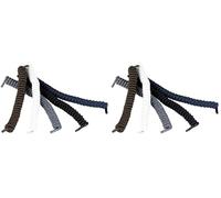 Homecraft 091095306, lacets spirale élastiques, noir (Lot de 2)