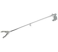 Homecraft Pick Up Reacher, 35 1/2" Extra Long Handled Extension Grabber Tool, 9 oz. Handy Picker Up Tool and Reaching Claw, Aluminum Trash Pickup Aid & Lightbulb Remover, Garden Nabber