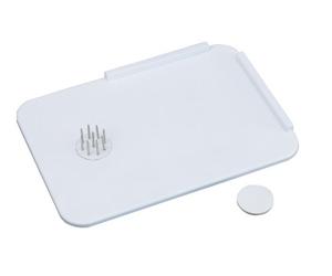 Homecraft Plastic Spread Board with Spikes (Eligible for VAT Relief in the UK) Tray with L Shaped Corner, Stainless Steel Spikes Hold Food in Place, Cut & Spread, Adaptive Kitchen Aid for One Hand Use