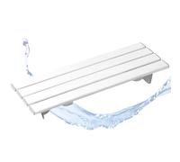 Homecraft Savanah Slatted Bath Board, Strong, Comfortable, and Sturdy Plastic Bath Board, Four Slat Board with Quick Draining Design, 762mm Length and 232mm Wide, (Eligible for VAT relief in the UK)