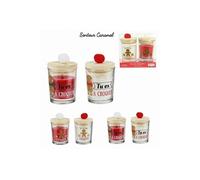 HOMEDECO BOUGIE BOCAL DUO POMPON - TU ES A CROQUER