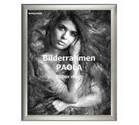 Homedecoration Paola Cadre photo 53 x 86 cm Argent mat avec verre acrylique antireflet 1 mm