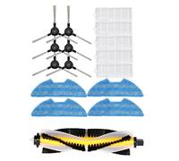 HomeDecTime Aspirateur pièces 5x Filtre 3x Brosses 1xLatérale Brosses Principale 4x Vadrouille Outil de Nettoyage pour Proscenic 811GB 911S
