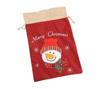 HOMEDEK Sac de Noël et sacs cadeaux, sac cadeau de Noël, sac cadeau de Noël, sac de Noël avec cordon de serrage, sac de Noël B