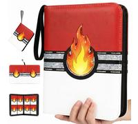 Homedepal Yu-Gi-Oh Classeur pour cartes à collectionner avec fermeture éclair, capacité de 400 - Comprend 50 pochettes pour cartes Pokémon, cartes de sport, MTG, Yu-Gi-Oh - Album collecteur