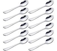 homEdge Lot de 12 mini cuillères à expresso en acier inoxydable de 12,7 cm pour dessert démitasse thé