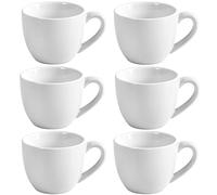 homEdge Mini tasse à expresso Procelain - 90 ml - Demitasse pour expresso, thé - Blanc