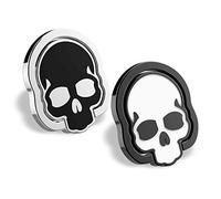 homEdge Poignée en Anneau pour téléphone cellulaire, Ensemble de 2 Paquets, Support de Bague réglable à 360 °, Convient au Support de Voiture magnétique pour Support de téléphone Portable et Noir