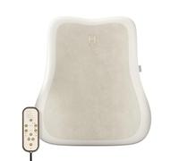 Homedics Bridge Coussin de massage vibroacoustique - Appareil de massage dorsal pour chaise, 5 pistes audio & diffusion Bluetooth, Ondes sonores basse fréquence pour apaiser le corps et l’esprit