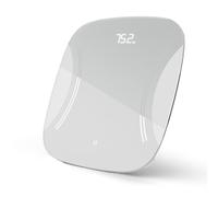Homedics Essential Balance Pèse-Personne Numérique, Écran LED | Suivi Précis du Poids en kg/lb/st, Balance Moderne, Verre Trempé Élégant, Pieds Antidérapants