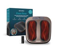 Homedics Foot Flow Mobility Booster Masseur vibrant - Masseur de pieds vibrant avec chaleur apaisante, 20 intensités et 3 modes, Revitaliser les muscles fatigués et aider la circulation sanguine