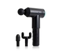 HoMedics , Pistolet de massage musculaire, Masseur de physiothérapie portable, Pistolet de massage professionnel à percussion des tissus profonds, 3 têtes, Rechargeable, Noir