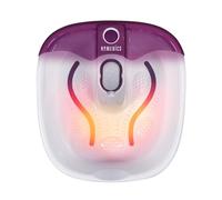 Homedics Spa Bain de Pied Massant Chauffant Balnéothérapie avec Bulles de Massage Relaxant Bassine Bain de Pied Jusqu’à la Pointure 47