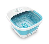 HoMedics Spa de Massage pour Pieds Pliable, Bain de Pieds avec Technologie HeatKeep Eau Chaude, Appareil de Spa Électrique pour Pédicure avec Massage à Bulles et Chaleur, pour Femmes et Hommes
