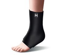 HoMedics Support de Cheville en Gel Apaisant Chaud et Froid, Chaussettes de Compression Super Douces Avec Rembourrage en Gel à Base d’Eau Souple Pour détendre et Soulager, Respirant, Noir