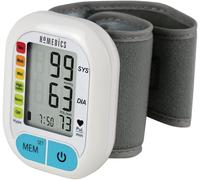 Homedics Tensiomètre électronique medical de poignet mesure le Rythme Cardiaque et la tension arterielle- Saturometre Détection arythmie cardiaque - 60 Mémoires BPA-3010-EU1