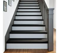HOMEELIKE Marches d'escalier 4 pcs marron foncé 90x25x2 cm chêne massif