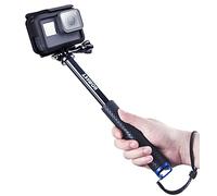 Homeet 49CM Perche Selfie pour Caméra d'action Selfie Stick Télescopique Perche Étanche pour Sport Caméras