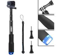 Homeet 49CM Perche Selfie pour GoPro, Selfie Stick Télescopique Perche Étanche pour Caméra d'action SJCAM- Akaso- Garmin Virb- DB