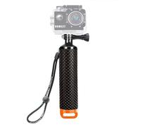 Homeet Poignée Flottant Etanche Action Caméra Grip Pôle Handle Anti-Glissant Selfie Stick à Plonger pour Sport Caméra, Orange