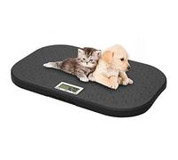 HomeFashion i-pouch - Grande Balance pour Animaux de Compagnie, Balance numérique de Haute précision de 10 g, Capacité maximale 40 kg, Couleur Noire