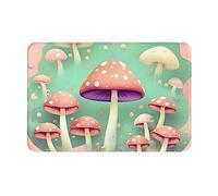 HOMEFC Dream Tapis de porte champignon intérieur et extérieur Tapis d'entrée de patio Tapis de bienvenue Tapis de bienvenue Tapis de bienvenue Tapis de porte extérieur antidérapant 40,6 x 61 cm Tapis