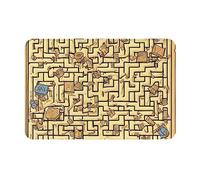 HOMEFC Treasure Maze Paillasson d'intérieur et d'extérieur Tapis de bienvenue Tapis de bienvenue Tapis de bienvenue Tapis de bienvenue Tapis de porte extérieur antidérapant 40,6 x 61 cm Tapis de porte