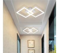 Homefire Plafonnier LED - 2er Lampe de cuisine moderne 24W 4000K Lampe de salon design Lampa de chambre à coucher Couloir Éclairage blanc pour chambre d'enfant